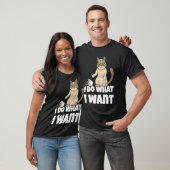 やりたい放題の怒れる猫 キティちゃん Tシャツ (ユニセックス)