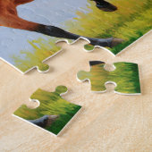 やりたい放題やるBuckskinの馬 ジグソーパズル (側面)