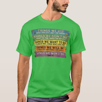 やりたくなかったこと ヴィンテージ レトロ r tシャツ
