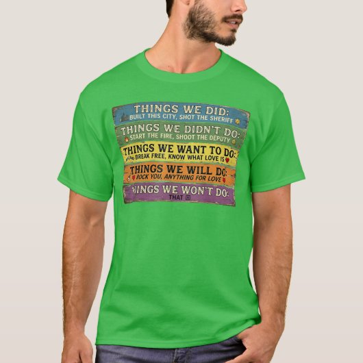 やりたくなかったこと ヴィンテージ レトロ r tシャツ (正面)