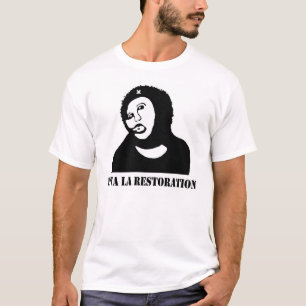 やり損われたスペインのなフレスコ画のChe Guevaraのパロディ Tシャツ