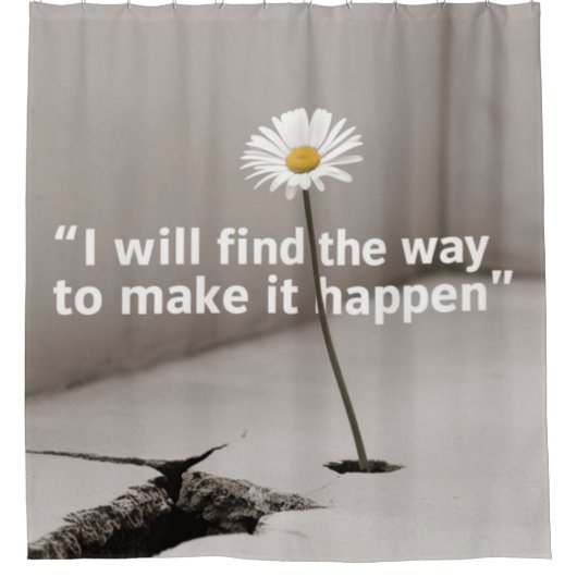 やり方を見つけ出す シャワーカーテン (正面)