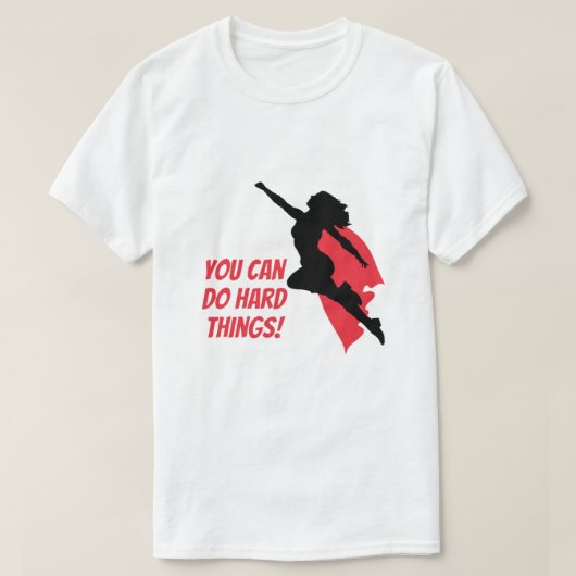 やり遂げられる Tシャツ (デザイン正面)