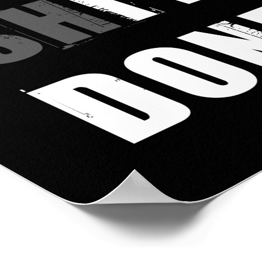 やり遂げるやる気を起こさせる引用文 ポスター (角)