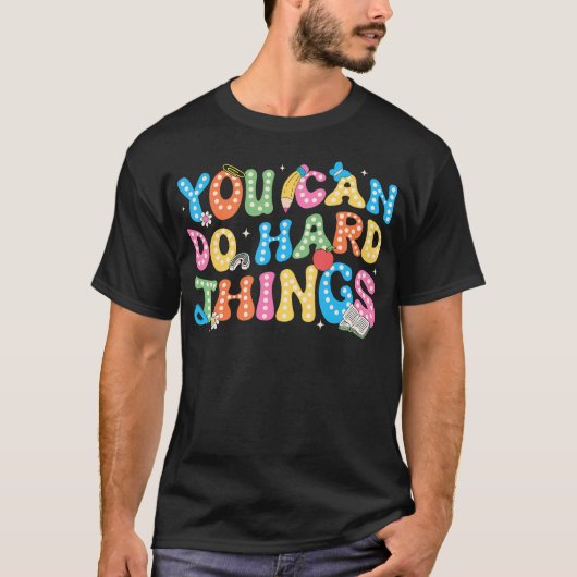 やり遂げるグルーヴィーな先生 テストの日 Tシャツ (正面)