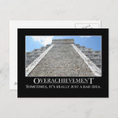 やり過ぎは本当に悪いアイディア ポストカード (正面/裏面)