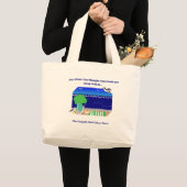 やり過ごせると思った? ラージトートバッグ (正面(商品))
