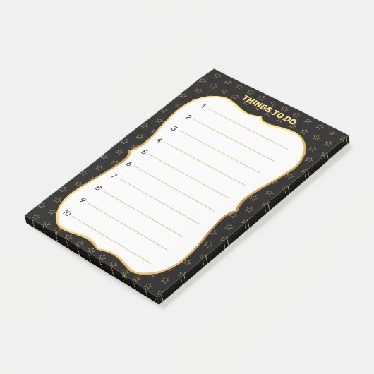 やることと星のパターンが並ぶ ポストイット (アングル)