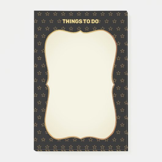 やることリスト & 星の模様 ポストイット (正面)