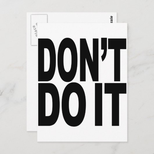 やるな ポストカード (正面/裏面)