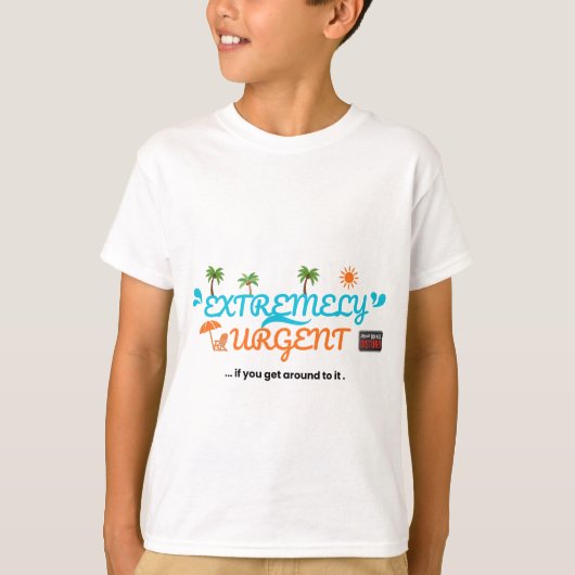 やるべきことがある人のための...いつかやる Tシャツ (正面)