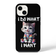 やるべきことをやる かわいい猫 iPhoneケース