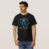 やるまではいつも無理に思える ビットコイン Tシャツ (正面フル)