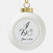 「やるよパーソナライズされた」 セラミックボールオーナメント (正面)