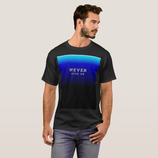 やる与え気が決して上に与えらない Tシャツ (正面フル)