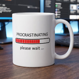 やる気が出ないで待ってね - 怠惰な日のマグカップ コーヒーマグカップ
