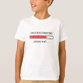 やる気が出ないで待って Tシャツ (正面)