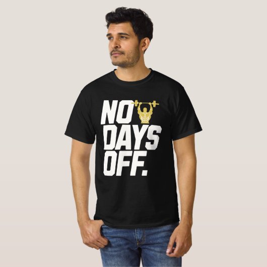 やる気が出るジムのデザイン Tシャツ (正面フル)