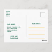 やる気が出るポストカード ポストカード (裏面)