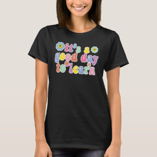 やる気が出る先生 今日は学ぶのにぴったりの日 紅茶 Tシャツ