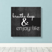 やる気が出る名言のキャンバスウォールアート キャンバスプリント (インサイチュ (ウッドフロア))