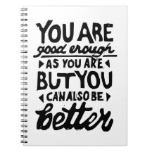 やる気が出る名言 リノプリント スパイラル ノートブック