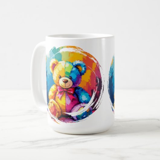 やる気が出る！モチベーションマグ コーヒーマグカップ (正面左)