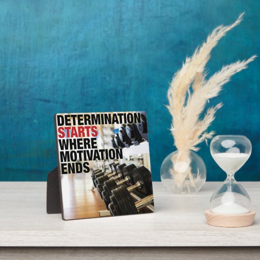 やる気が終わるところから決断が始まる フォトプラーク (インサイチュ)