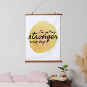 やる気とインスピレーションのための毎日の引用文 吊り下げ型タペストリー (寝室)