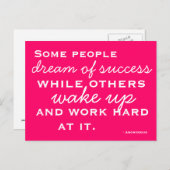 やる気と感動のポストカード ポストカード (正面/裏面)