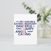 やる気と感動を与えるお母さんの誕生日 ポストカード (スタンド正面)