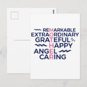 やる気と感動を与えるお母さんの誕生日 ポストカード (正面/裏面)