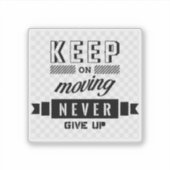 やる気に対するスティッカー シール (正面)