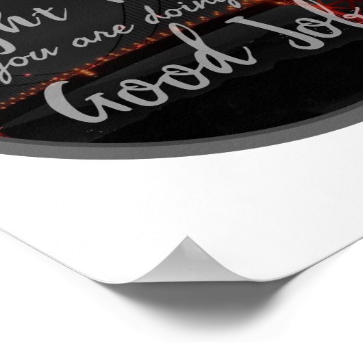 やる気に感動的対する良い引用文 ポスター (角)