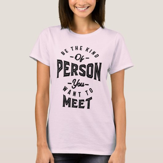 やる気に満ちたい人になれ Tシャツ (正面)