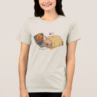 やる気のないブルドッグのレディースTシャツ トライブレンドTシャツ