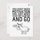 やる気は必要ない ポストカード (正面/裏面)