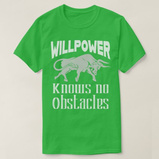 やる気を出す気力 Tシャツ (デザイン正面)
