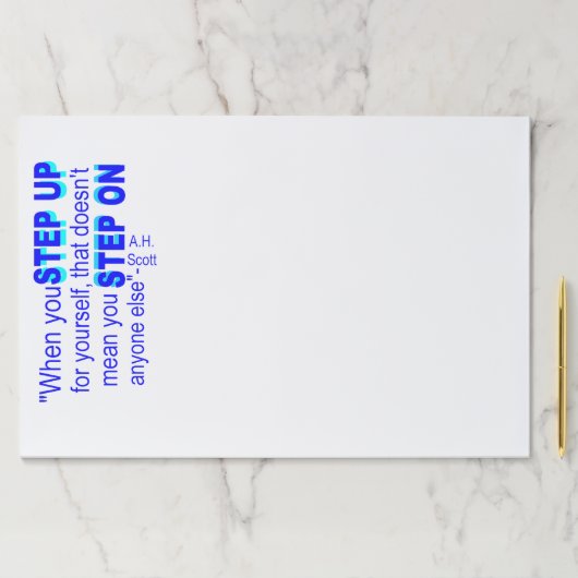 やる気を出す、前向きの考え方 ペーパーパッド (インサイチュ)