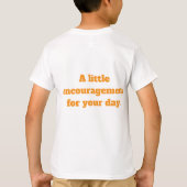 やる気を出せチャーリー Tシャツ (裏面)