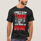 やる気を引き出すジムモチベーションワークアウト Tシャツ (正面)