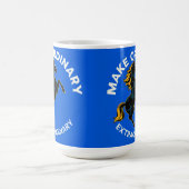 やる気を象徴する馬 コーヒーマグカップ (中央)