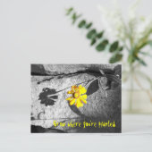 「やる気を起こさせるあなたは植えた場所で育てる」はがき ポストカード (スタンド正面)