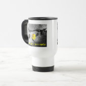 「やる気を起こさせるあなたは植えられた場所で育つ」マグカップ トラベルマグ (正面左)