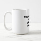 やる気を起こさせることわざ感動的引用文コーヒー コーヒーマグカップ (左)