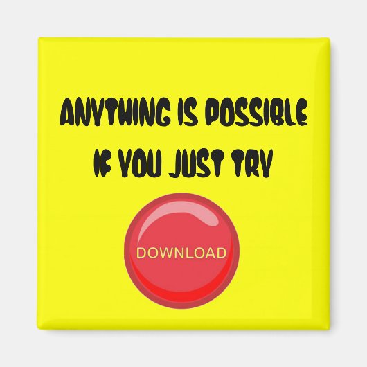 やる気を起こさせることわざ磁石 マグネット (正面)