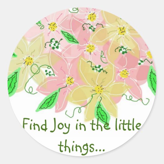 やる気を起こさせることわざ... ラウンドシール (正面)