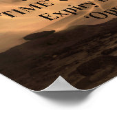 やる気を起こさせるそ考えの時間は変わらない ポスター (角)