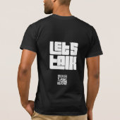 やる気を起こさせるで暗いワイシャツを話そう Tシャツ (裏面)