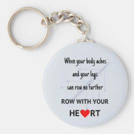 やる気を起こさせるなあなたのハートの列 キーホルダー